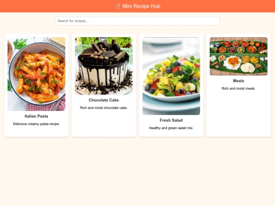 recipes/foodrecipe screenshot