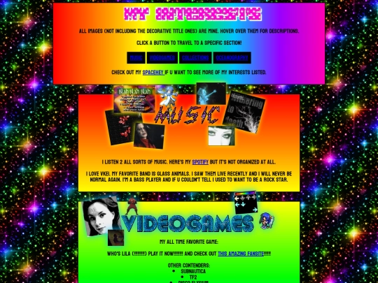 interests screenshot