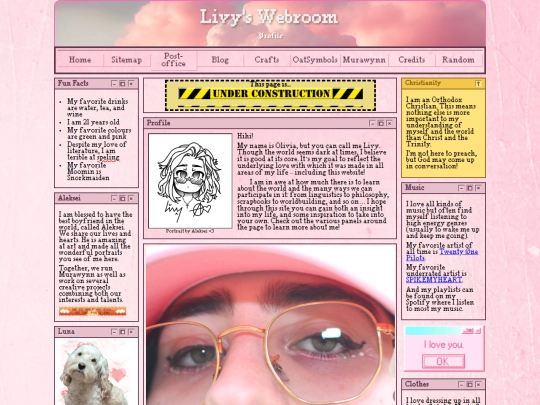 pages/profile screenshot