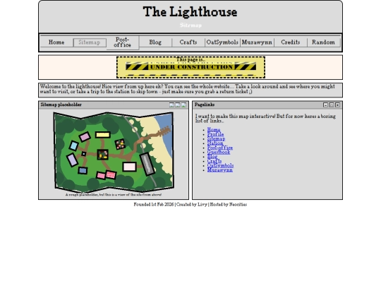 pages/sitemap screenshot