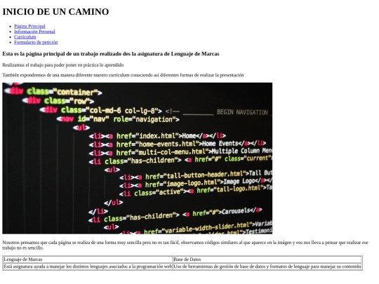 index screenshot