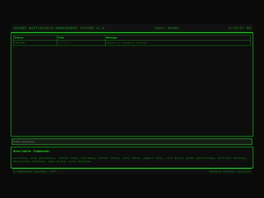 Skynet screenshot