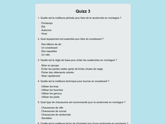 QUIZZ3 screenshot