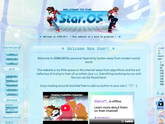 Homepage screenshot