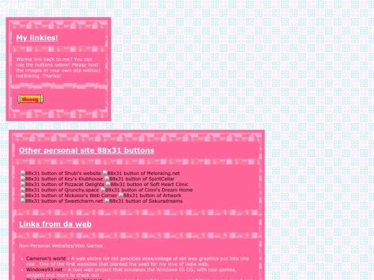 links screenshot