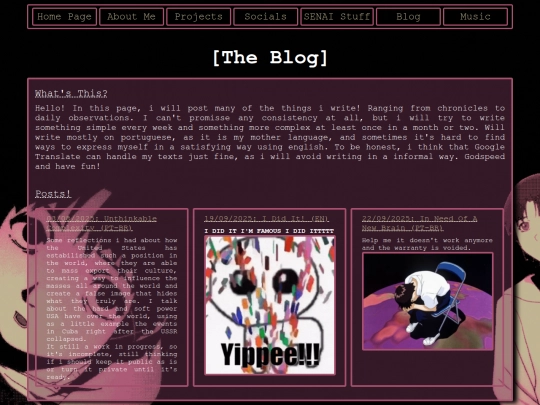 blog screenshot