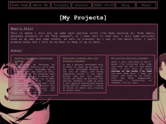 projects screenshot
