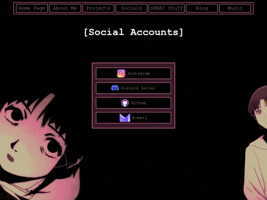 socials screenshot