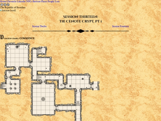 chronicle/session13_thecenotecryptpt1 screenshot