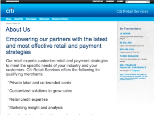 citi screenshot