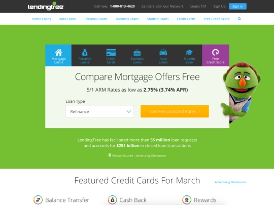 lendingtree screenshot
