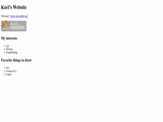 index screenshot