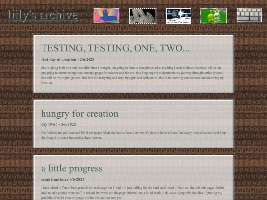 blog screenshot