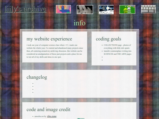 info screenshot