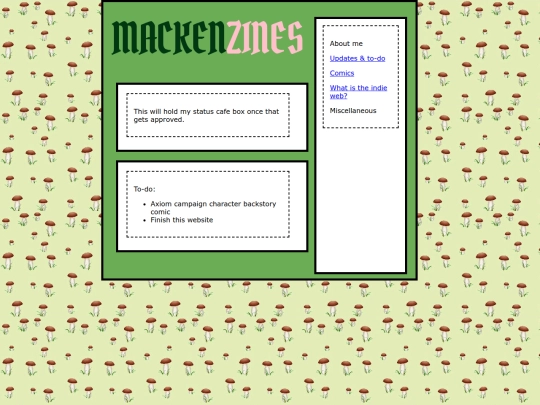 updates screenshot