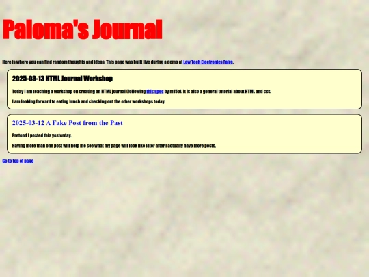 index screenshot