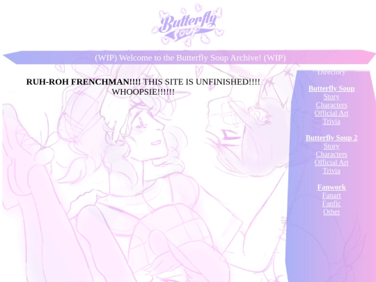 Fanfic screenshot