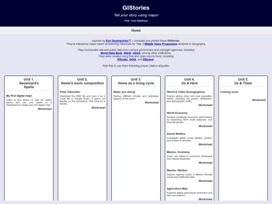 gistorytelling screenshot