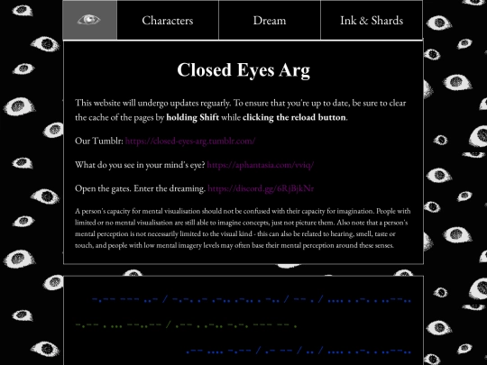 Websight/closed_eyes_arg screenshot