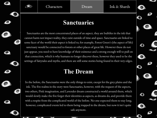 Websight/closed_eyes_dream screenshot