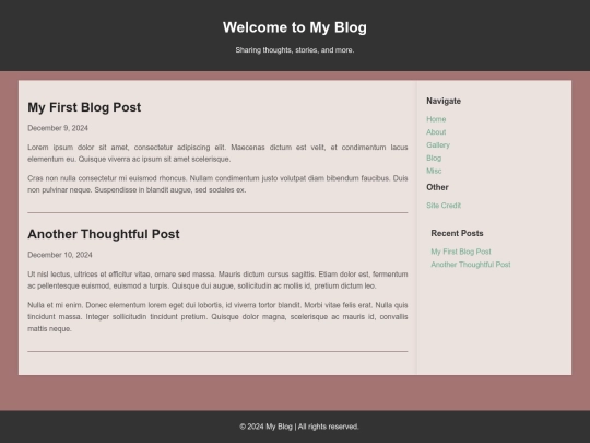 blog screenshot