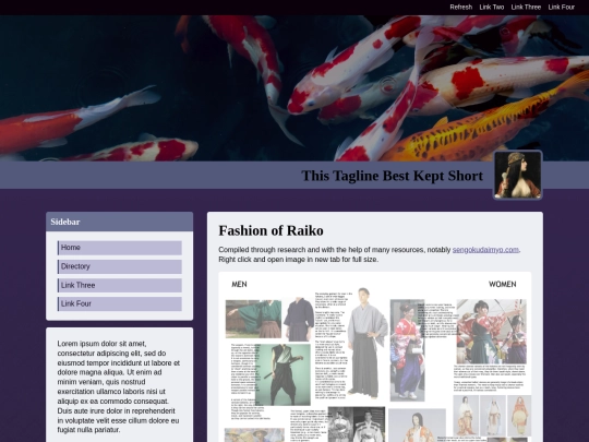 fashion screenshot