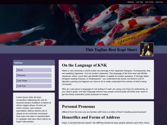 language screenshot