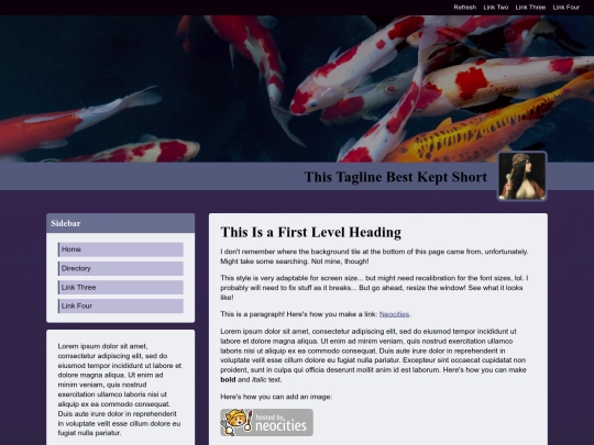 sample screenshot