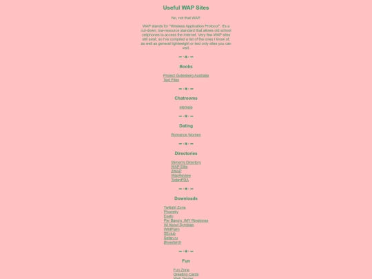 sites screenshot