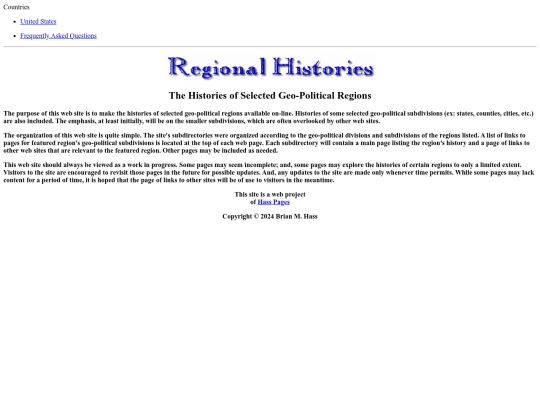 history/regionalhistories screenshot