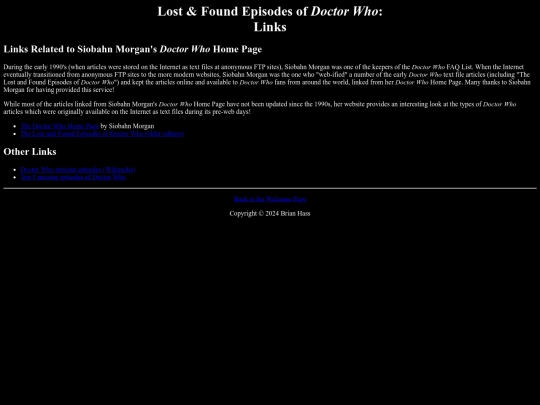 tv/lostandfound/links screenshot