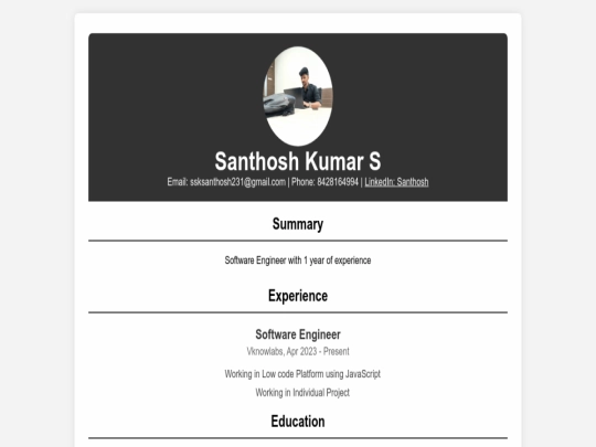 index screenshot