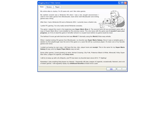 vgreviewstest screenshot