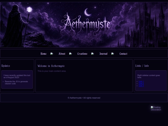 newsite screenshot