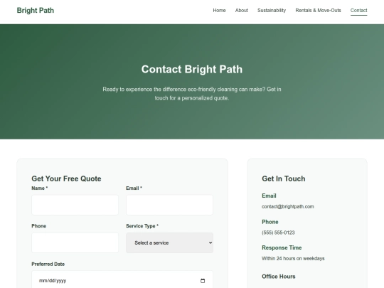 contact screenshot