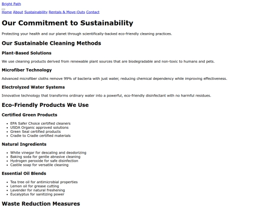 sustainability screenshot