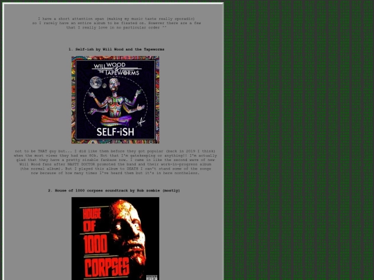 pages/music/albums screenshot