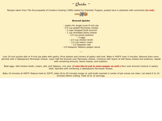 other/archive/food/recipe/quiche screenshot