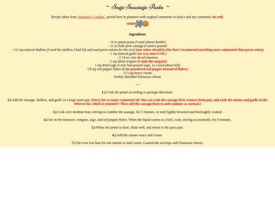 other/archive/food/recipe/sagepasta screenshot