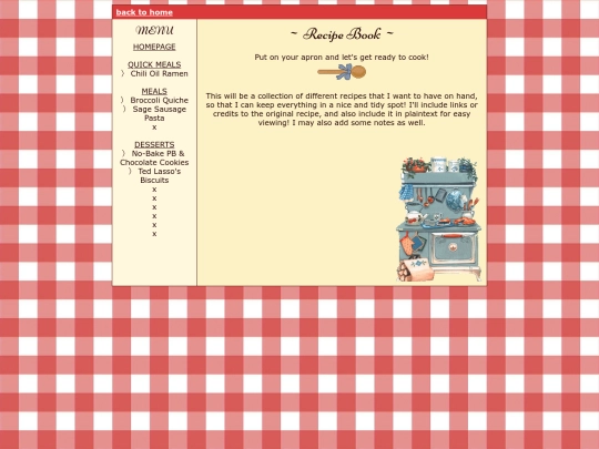 other/archive/food/recipes screenshot