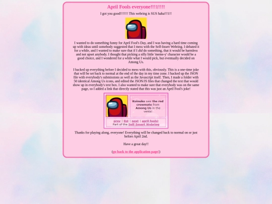 shipping/webring/aprilfools screenshot