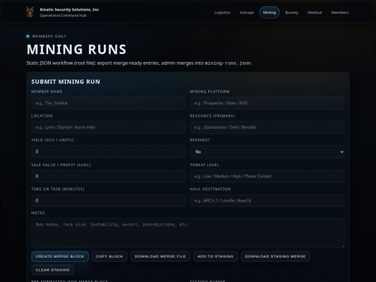 mining screenshot