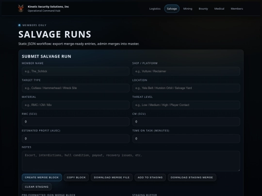 salvage screenshot