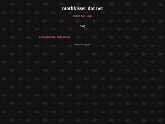 blog screenshot