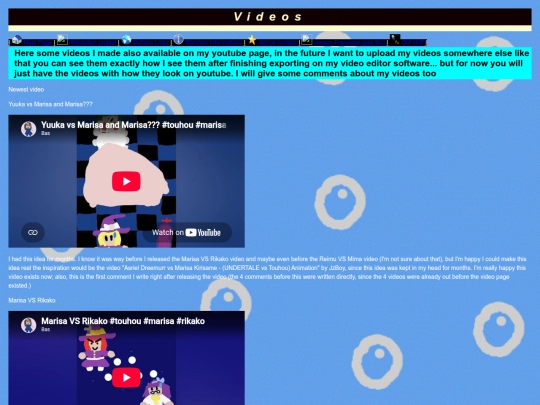 videos screenshot
