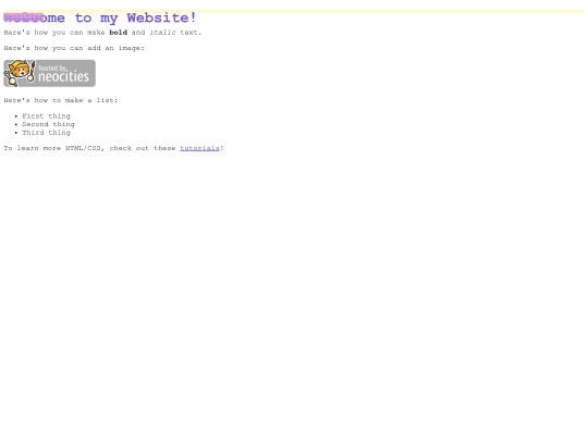 test screenshot