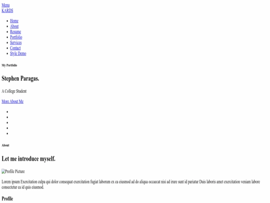 index screenshot