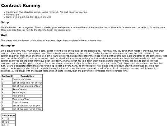 contractrummy screenshot