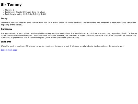 sirtommy screenshot