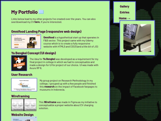 portfolio screenshot
